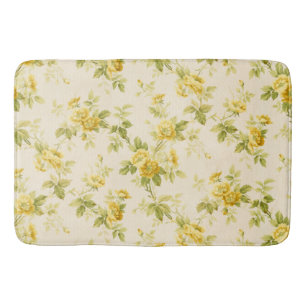 Alfombrilla De Baño Flor de grano amarillo dorado de bonito