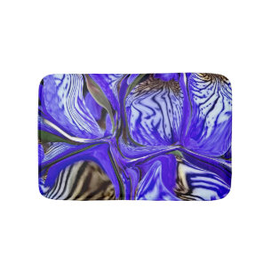 Alfombrilla De Baño Flor de iris púrpura