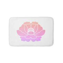 Alfombrilla De Baño flor de peonía