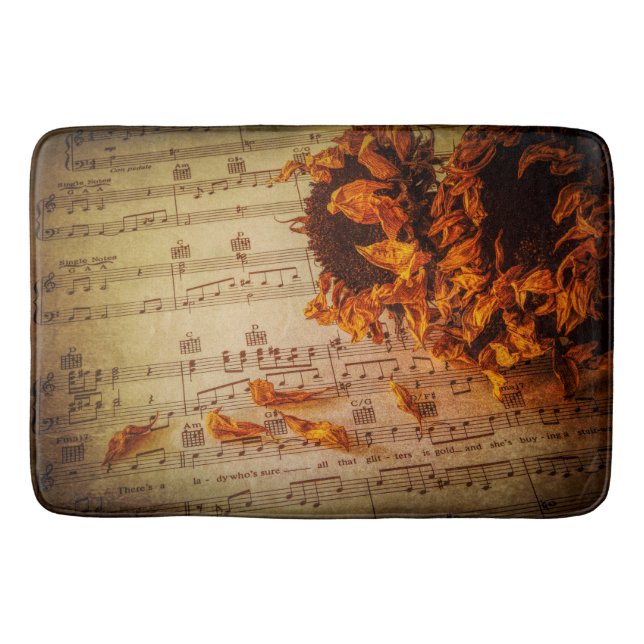 Alfombrilla De Baño Flor infantil para siempre (Anverso)