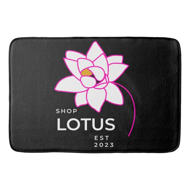 Alfombrilla De Baño Flor LOTUS (Anverso)