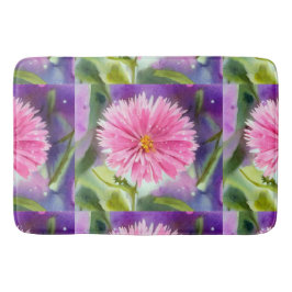 Alfombrilla De Baño Flor morada