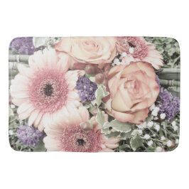 Alfombrilla De Baño flor, ramo, floral, hermoso, decoración,