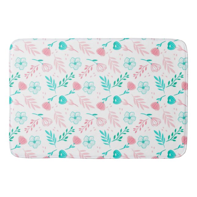 Alfombrilla De Baño Floral (Anverso)