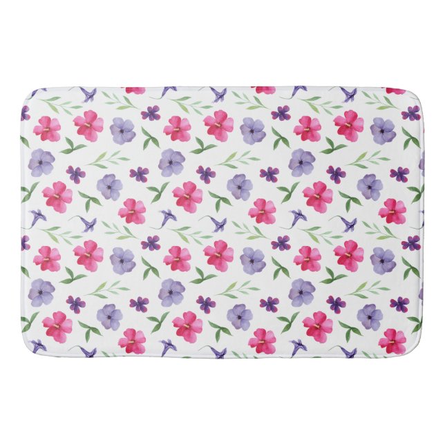 Alfombrilla De Baño Floral (Anverso)