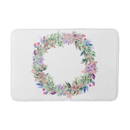 Alfombrilla De Baño Floral Berries Wreath