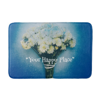 Alfombrilla De Baño Floral Bouquet Elegancia Memoria Espuma Bath Mat
