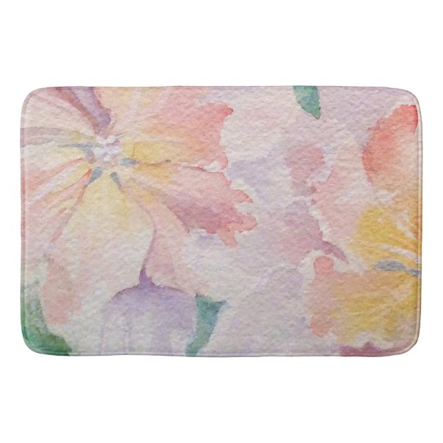 Alfombrilla De Baño Floral de primavera (Anverso)