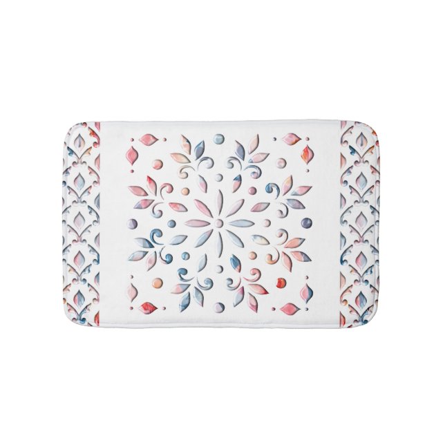 Alfombrilla De Baño Floral de verano (Anverso)