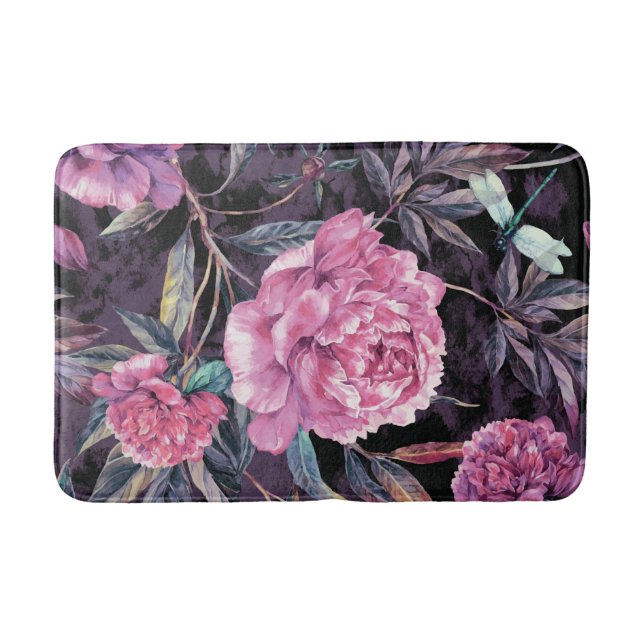 Alfombrilla De Baño Floral estética (Anverso)