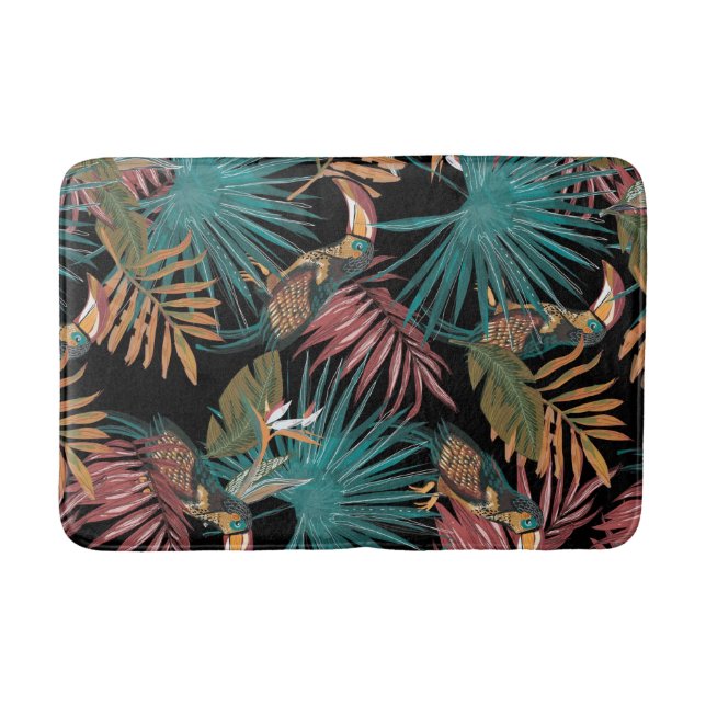 Alfombrilla De Baño Floral estética (Anverso)