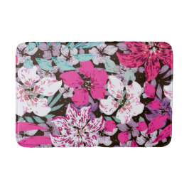 Alfombrilla De Baño Floral estética