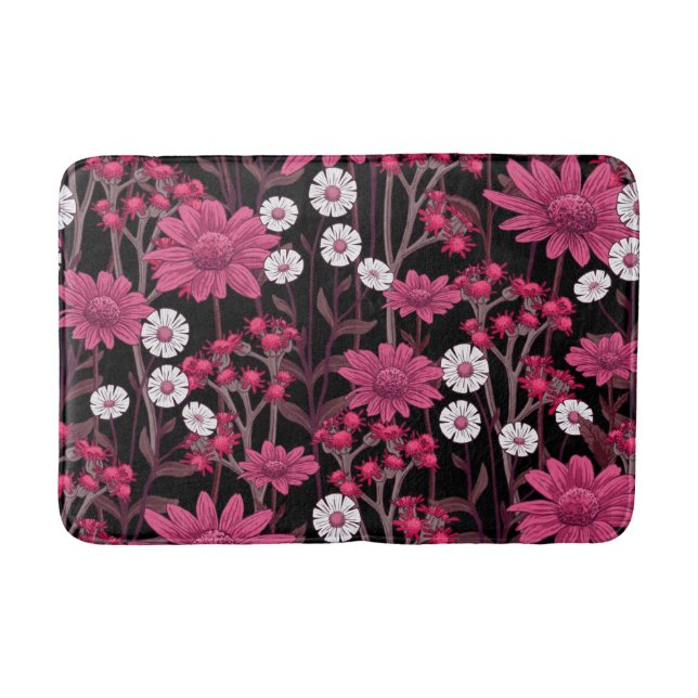 Alfombrilla De Baño Floral estética (Anverso)
