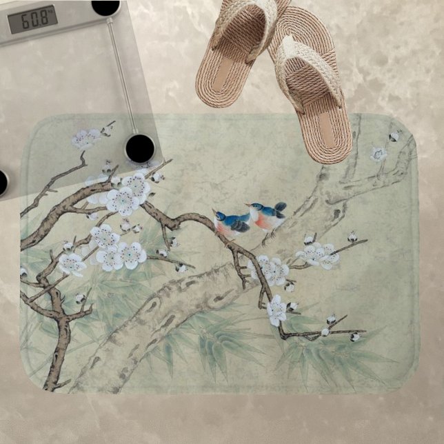 Alfombrilla De Baño Florecimiento del ciruelo en primavera (Subido por el creador)