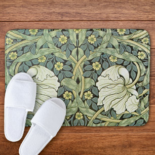 Alfombrilla De Baño Flores amarillas impermeables William Morris