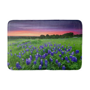 Alfombrilla De Baño Flores Bluebonnets en Sunset Texas