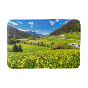 Alfombrilla De Baño Flores Cantón Dandelion de Grisons, Suiza