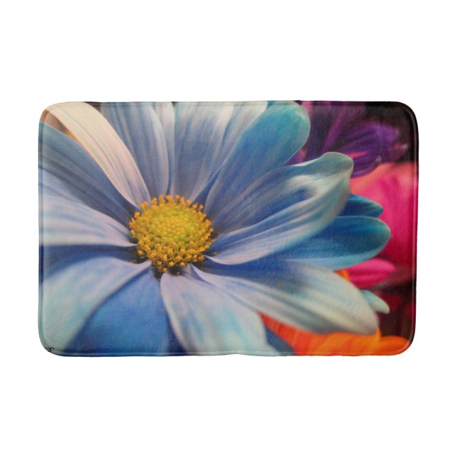 Alfombrilla De Baño Flores Coloridas (Anverso)