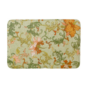 Alfombrilla De Baño Flores de adorno chino Jones