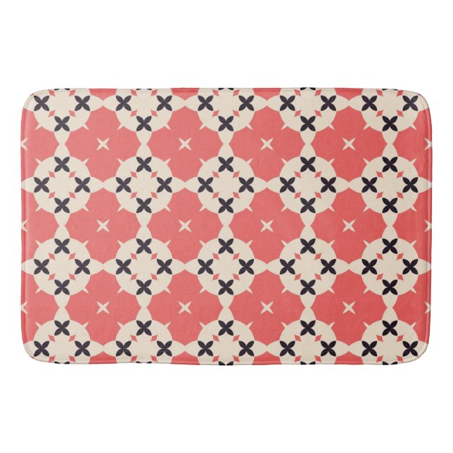 Alfombrilla De Baño Flores de Coraliana (Anverso)