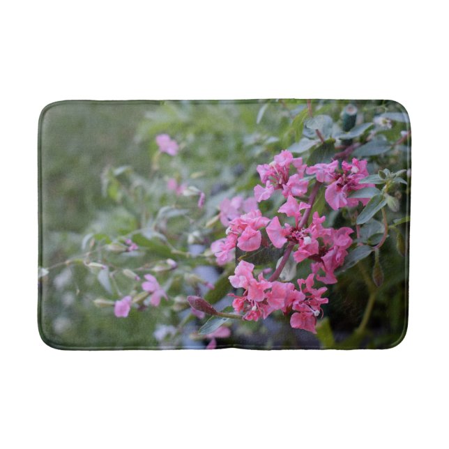 Alfombrilla De Baño Flores de jardín (Anverso)