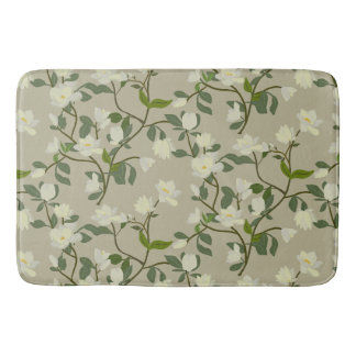 Alfombrilla De Baño Flores de Magnolia hermosas y elegantes,