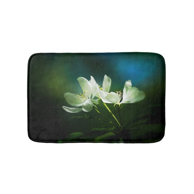 Alfombrilla De Baño Flores de manzana - Dos flores (Anverso)