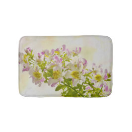 Alfombrilla De Baño Flores de mariposa