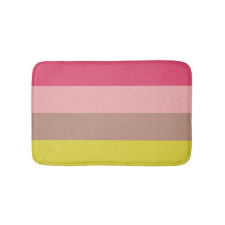 Alfombrilla De Baño Flores de primavera 4 bandas