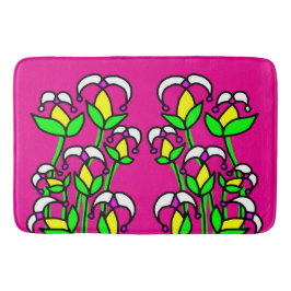 Alfombrilla De Baño Flores de primavera caprichosas 41
