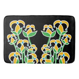 Alfombrilla De Baño Flores de primavera caprichosas 41