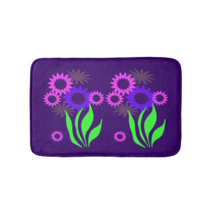 Alfombrilla De Baño Flores de primavera extravagantes de baño