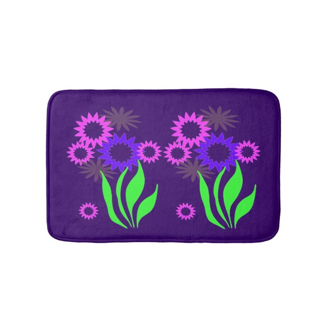 Alfombrilla De Baño Flores de primavera extravagantes de baño (Anverso)