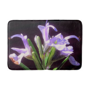 Alfombrilla De Baño Flores de Romero