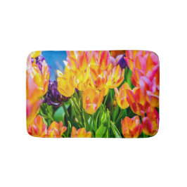 Alfombrilla De Baño Flores de tulipanes - Florecer