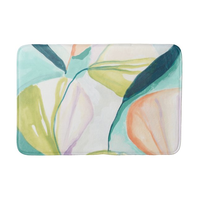 Alfombrilla De Baño Flores de ventilador IV (Anverso)