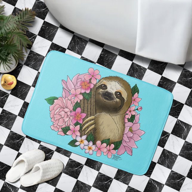 Alfombrilla De Baño Flores eslovacas rosas (Subido por el creador)