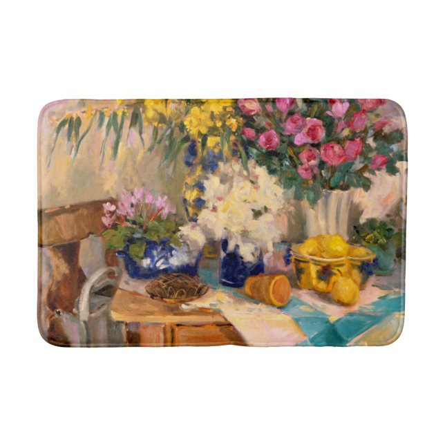 Alfombrilla De Baño Flores frescas II (Anverso)