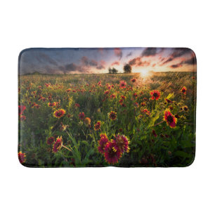 Alfombrilla De Baño Flores Indio Blanket Wildflower Texas