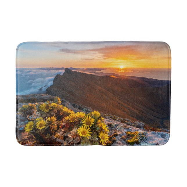 Alfombrilla De Baño Flores | Islas Canarias, España (Anverso)