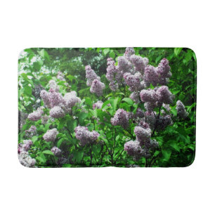 Alfombrilla De Baño Flores Lilac Bonito