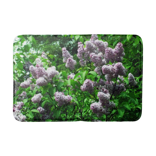 Alfombrilla De Baño Flores Lilac Bonito (Anverso)