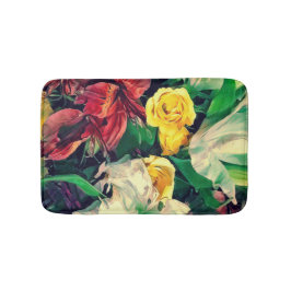 Alfombrilla De Baño Flores Por La Mañana