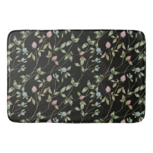 Alfombrilla De Baño Flores praderas de la capa imprime la casa de camp