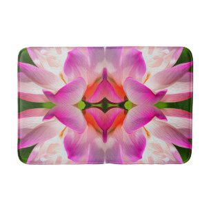 Alfombrilla De Baño FLORES PURPLE - Arte Fractal -