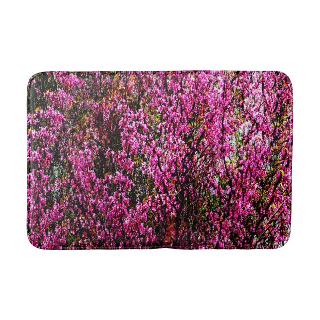 Alfombrilla De Baño Flores rojas......... (Anverso)