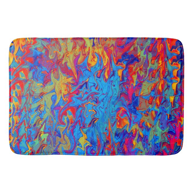 Alfombrilla De Baño Flores salvajes... (Anverso)