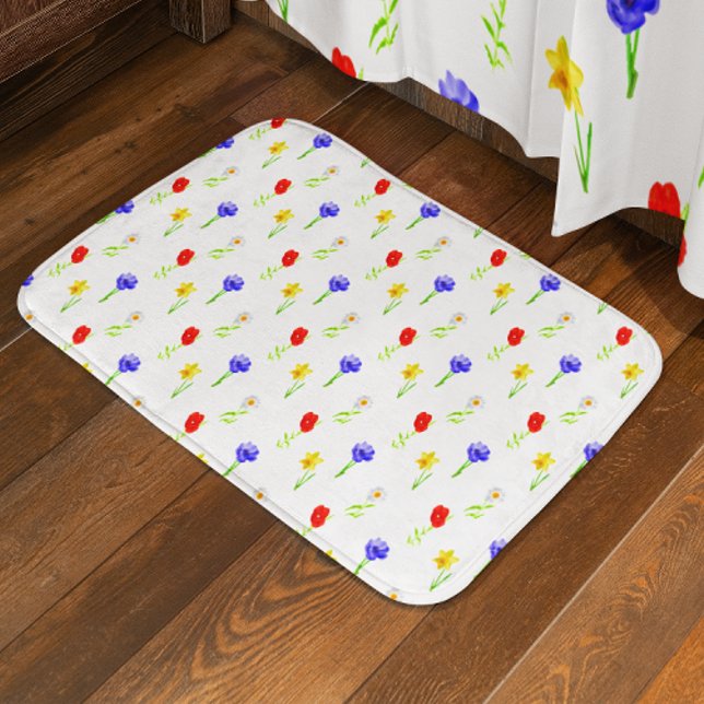 Alfombrilla De Baño Flores silvestres acuáticas (Subido por el creador)