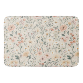 Alfombrilla De Baño Flores silvestres Bath Mat
