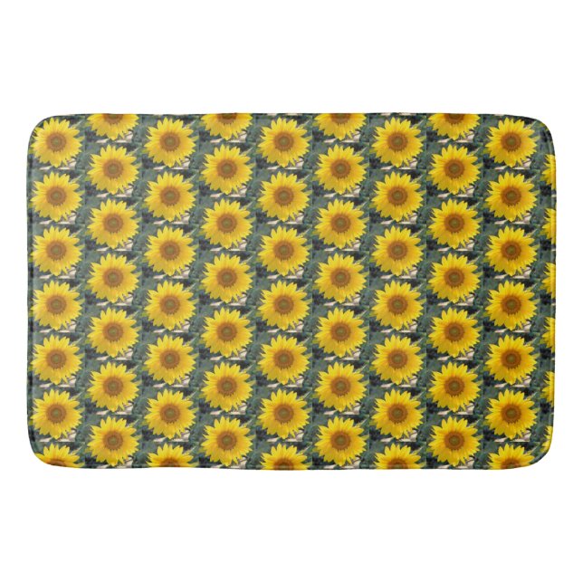Alfombrilla De Baño Flores Sunshine (Anverso)